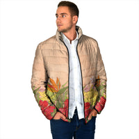 Mahalo Hawaii - ⁠Ka Pule a ka Haku Padded Jacket Tropical Flowers