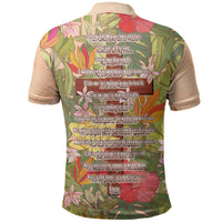 Mahalo Hawaii - ⁠Ka Pule a ka Haku Polo Shirt Tropical Flowers