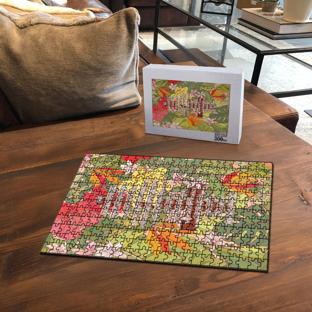 Mahalo Hawaii - ⁠Ka Pule a ka Haku Puzzle Tropical Flowers