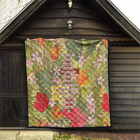 Mahalo Hawaii - ⁠Ka Pule a ka Haku Quilt Tropical Flowers