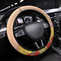 Mahalo Hawaii - ⁠Ka Pule a ka Haku Steering Wheel Cover Tropical Flowers