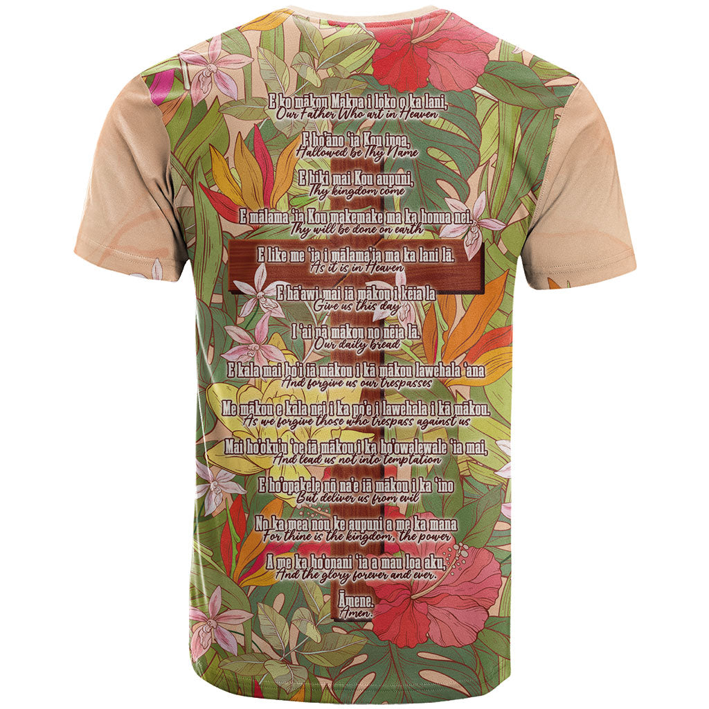 Mahalo Hawaii - ⁠Ka Pule a ka Haku T Shirt Tropical Flowers