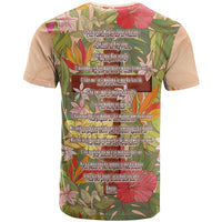 Mahalo Hawaii - ⁠Ka Pule a ka Haku T Shirt Tropical Flowers
