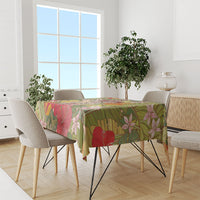 Mahalo Hawaii - ⁠Ka Pule a ka Haku Tablecloth Tropical Flowers