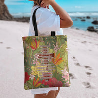 Mahalo Hawaii - ⁠Ka Pule a ka Haku Tote Bag Tropical Flowers