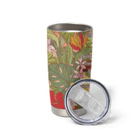 Mahalo Hawaii - ⁠Ka Pule a ka Haku Tumbler Cup Tropical Flowers