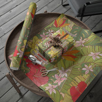 Mahalo Hawaii - The Lord's Prayers Wrapping Paper Tropical Flowers