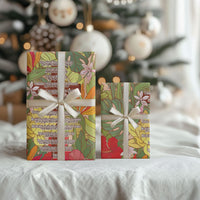 Mahalo Hawaii - The Lord's Prayers Wrapping Paper Tropical Flowers