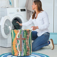 Mahalo Hawaii - ⁠Ka Pule a ka Haku Laundry Basket Mixed Lei