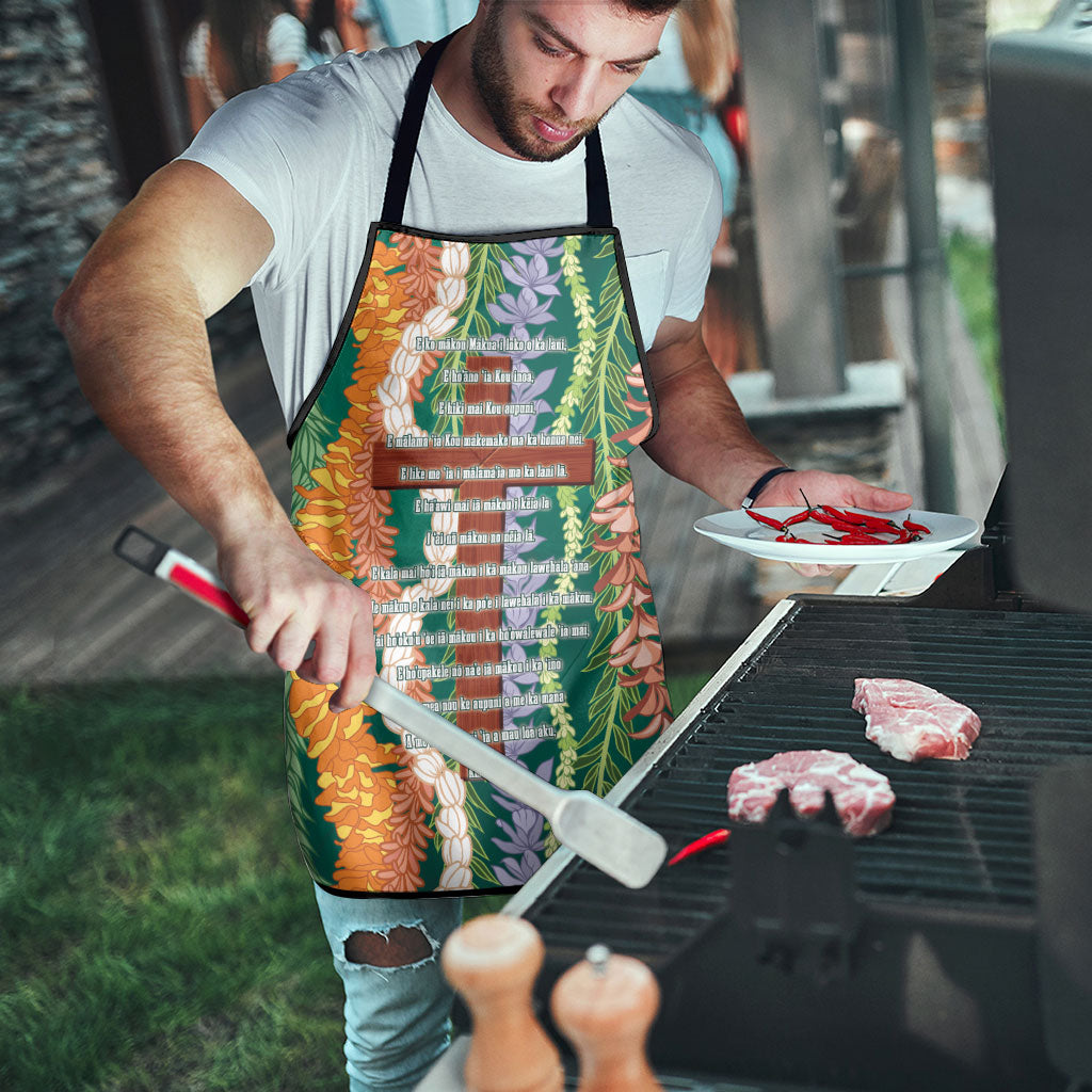 Mahalo Hawaii - ⁠Ka Pule a ka Haku Apron Mixed Lei