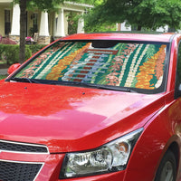 Mahalo Hawaii - ⁠Ka Pule a ka Haku Auto Sun Shade Mixed Lei