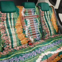Mahalo Hawaii - ⁠Ka Pule a ka Haku Back Car Seat Cover Mixed Lei