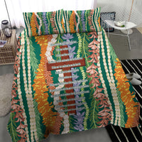 Mahalo Hawaii - ⁠Ka Pule a ka Haku Bedding Set Mixed Lei