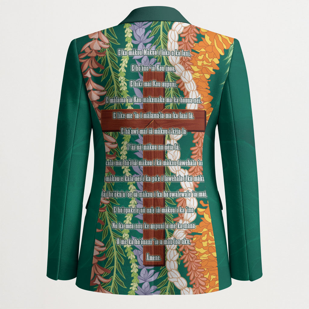 Mahalo Hawaii - ⁠Ka Pule a ka Haku Blazer Mixed Lei