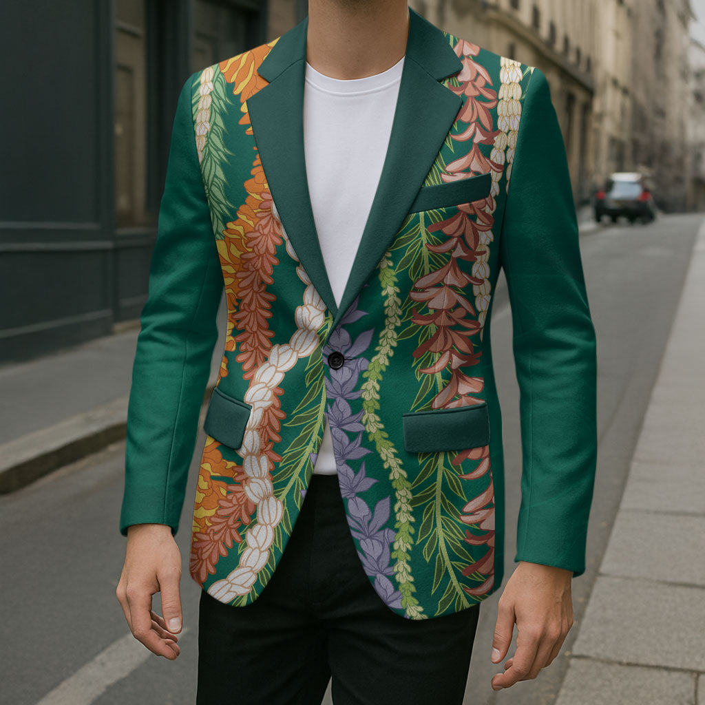 Mahalo Hawaii - ⁠Ka Pule a ka Haku Blazer Mixed Lei