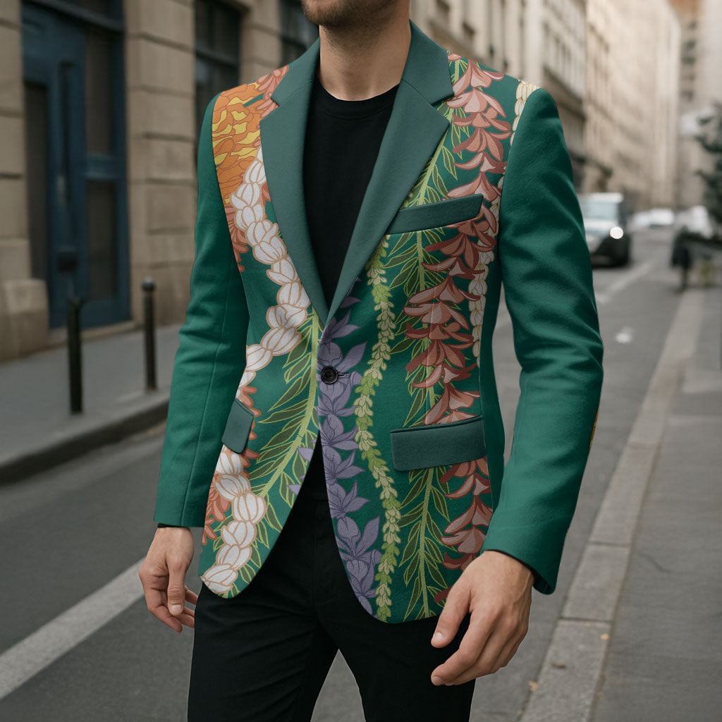 Mahalo Hawaii - ⁠Ka Pule a ka Haku Blazer Mixed Lei