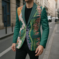 Mahalo Hawaii - ⁠Ka Pule a ka Haku Blazer Mixed Lei