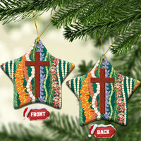 Mahalo Hawaii - ⁠Ka Pule a ka Haku Ceramic Ornament Mixed Lei