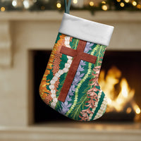Mahalo Hawaii - ⁠Ka Pule a ka Haku Christmas Stocking Mixed Lei