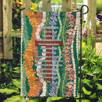 Mahalo Hawaii - ⁠Ka Pule a ka Haku Garden Flag Mixed Lei