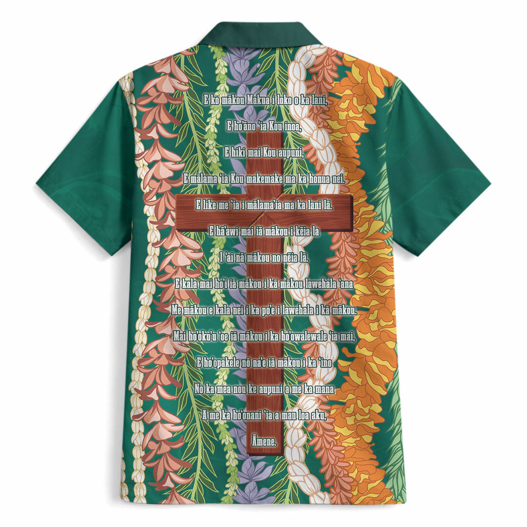 Mahalo Hawaii - ⁠Ka Pule a ka Haku Hawaiian Shirt Mixed Lei