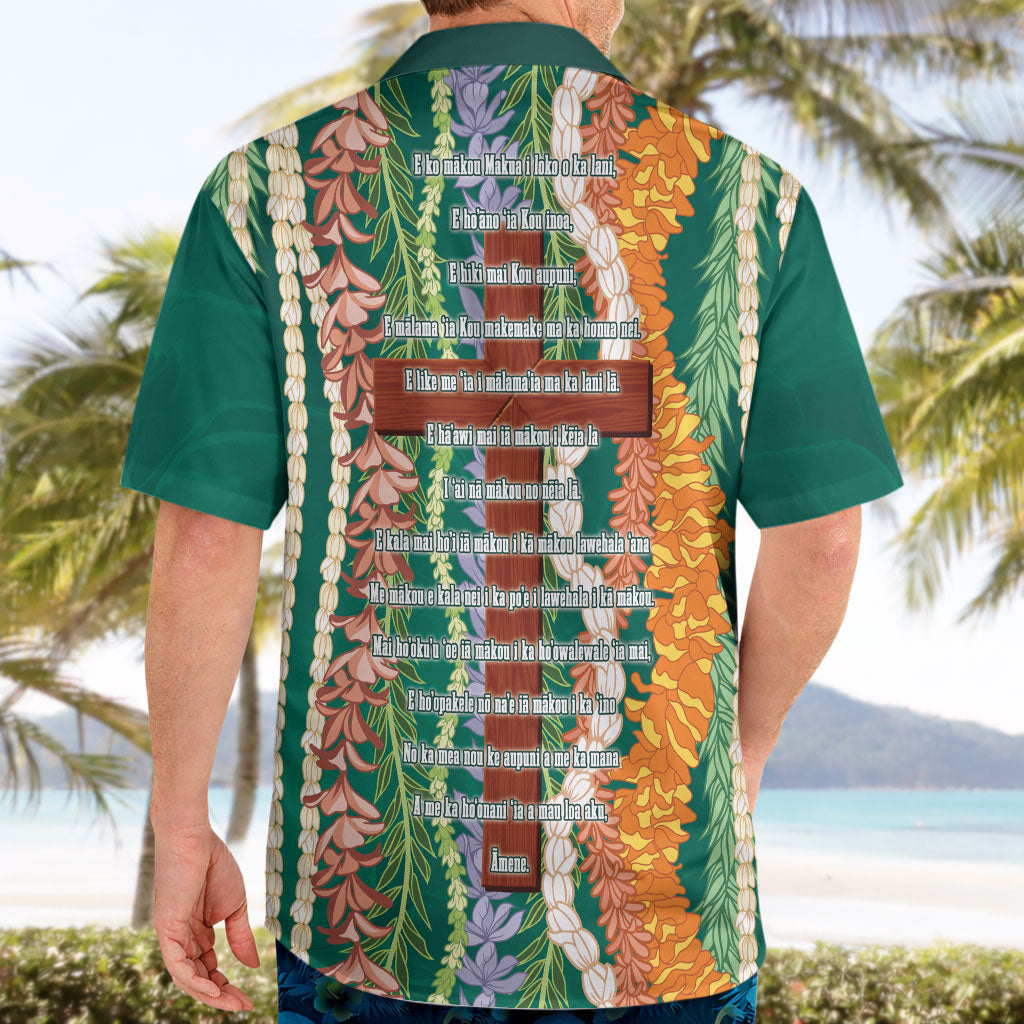 Mahalo Hawaii - ⁠Ka Pule a ka Haku Hawaiian Shirt Mixed Lei