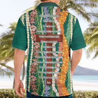 Mahalo Hawaii - ⁠Ka Pule a ka Haku Hawaiian Shirt Mixed Lei