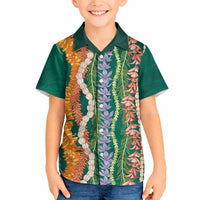 Mahalo Hawaii - ⁠Ka Pule a ka Haku Hawaiian Shirt Mixed Lei