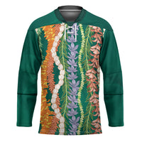 Mahalo Hawaii - ⁠Ka Pule a ka Haku Hockey Jersey Mixed Lei