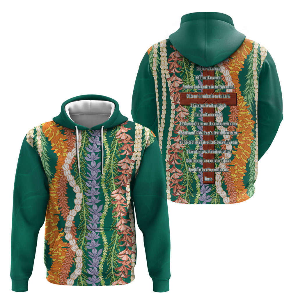 Mahalo Hawaii - ⁠Ka Pule a ka Haku Hoodie Mixed Lei