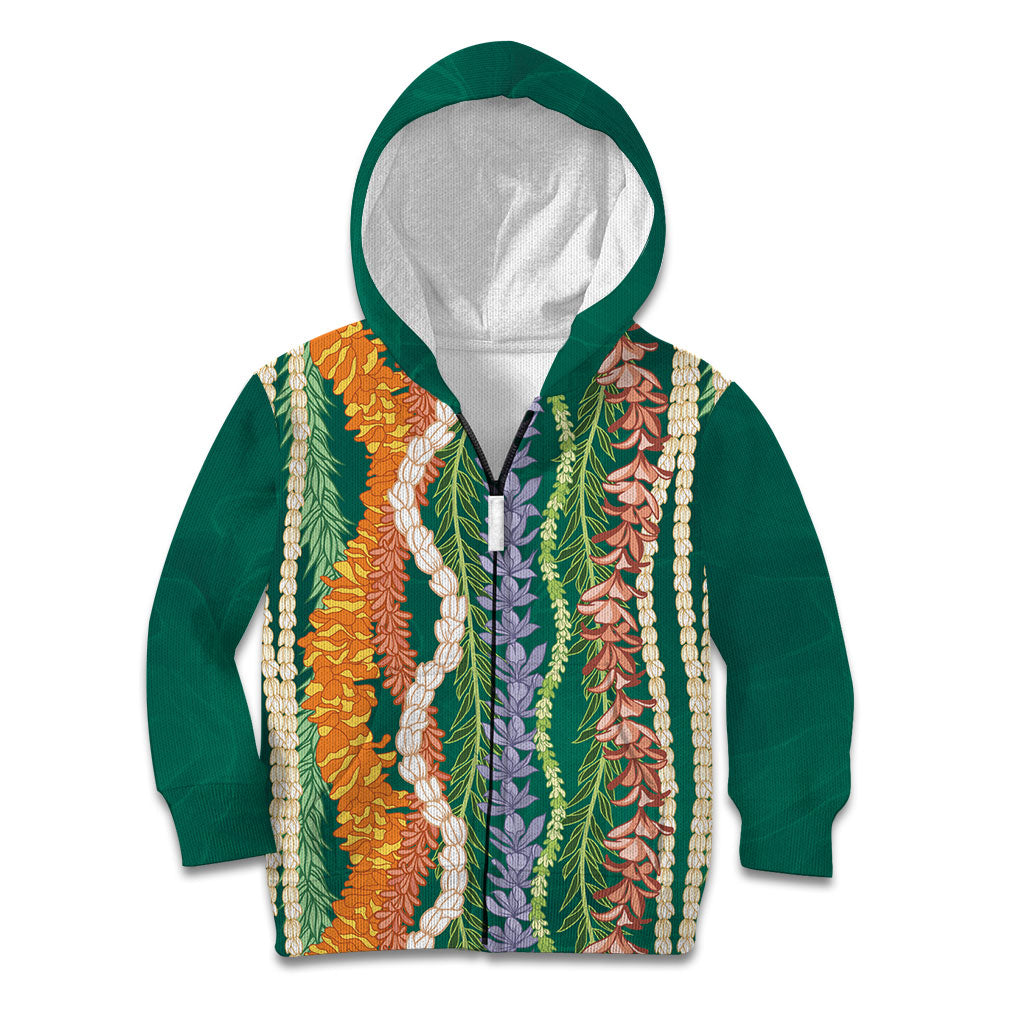 Mahalo Hawaii - ⁠Ka Pule a ka Haku Kid Hoodie Mixed Lei
