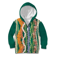 Mahalo Hawaii - ⁠Ka Pule a ka Haku Kid Hoodie Mixed Lei