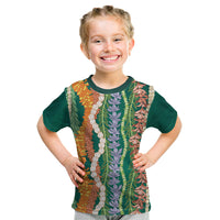 Mahalo Hawaii - ⁠Ka Pule a ka Haku Kid T Shirt Mixed Lei