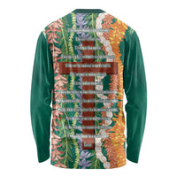 Mahalo Hawaii - ⁠Ka Pule a ka Haku Long Sleeve Shirt Mixed Lei