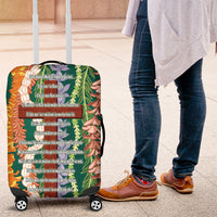 Mahalo Hawaii - ⁠Ka Pule a ka Haku Luggage Cover Mixed Lei