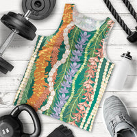 Mahalo Hawaii - ⁠Ka Pule a ka Haku Men Tank Top Mixed Lei