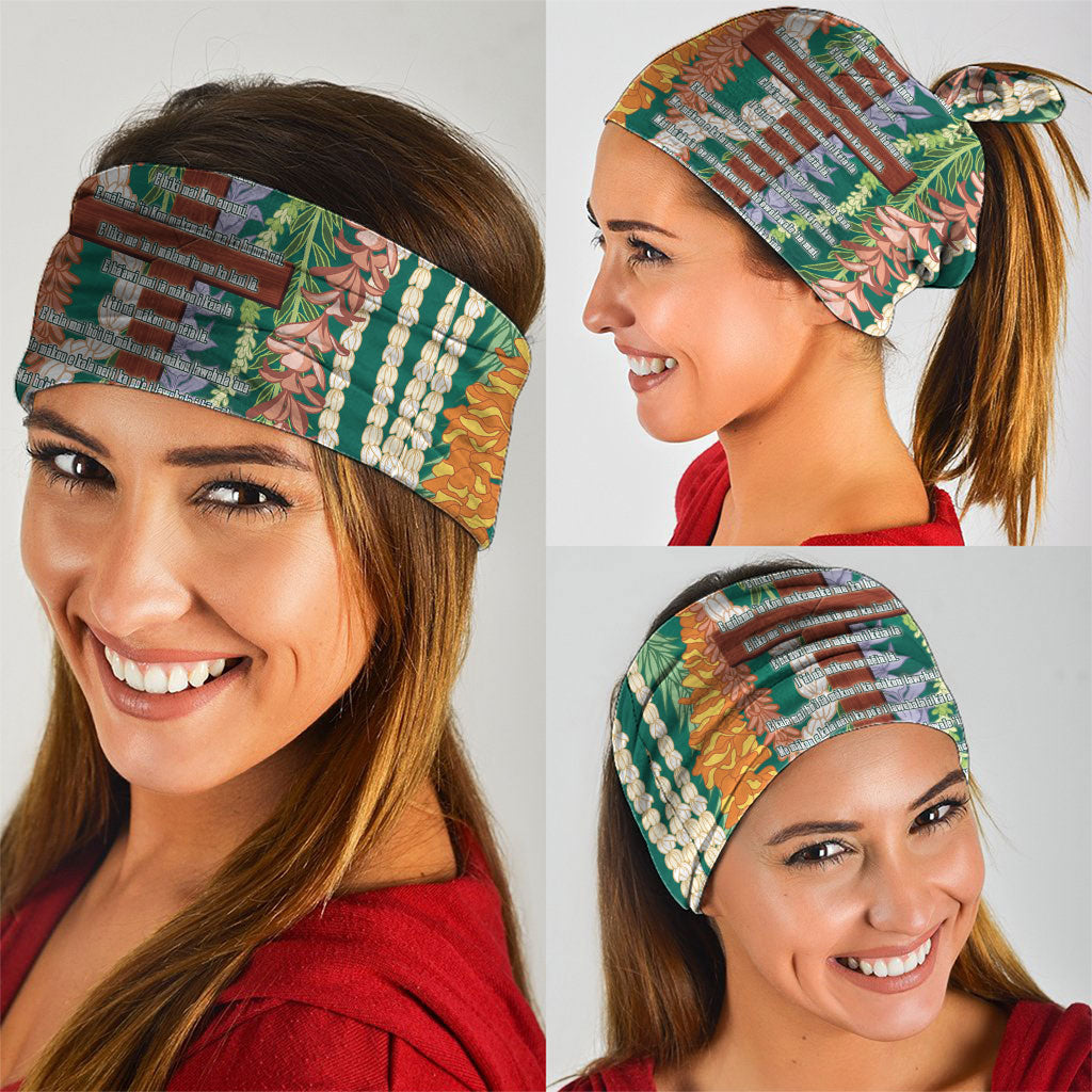Mahalo Hawaii - ⁠Ka Pule a ka Haku Neck Gaiter Mixed Lei