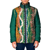 Mahalo Hawaii - ⁠Ka Pule a ka Haku Padded Jacket Mixed Lei