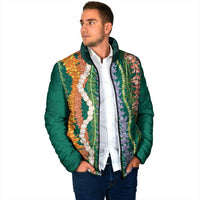 Mahalo Hawaii - ⁠Ka Pule a ka Haku Padded Jacket Mixed Lei