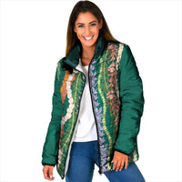 Mahalo Hawaii - ⁠Ka Pule a ka Haku Padded Jacket Mixed Lei