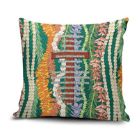 Mahalo Hawaii - ⁠Ka Pule a ka Haku Pillow Cover Mixed Lei