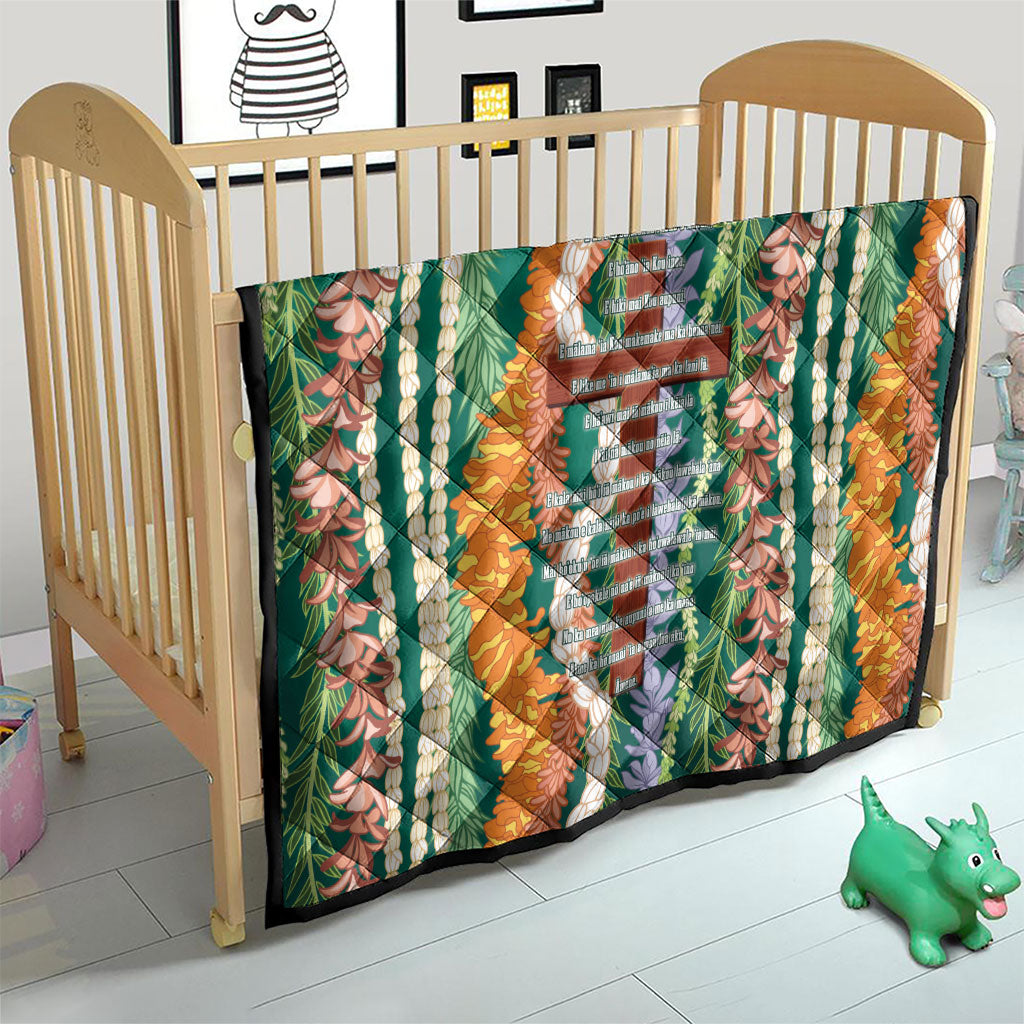 Mahalo Hawaii - ⁠Ka Pule a ka Haku Quilt Mixed Lei