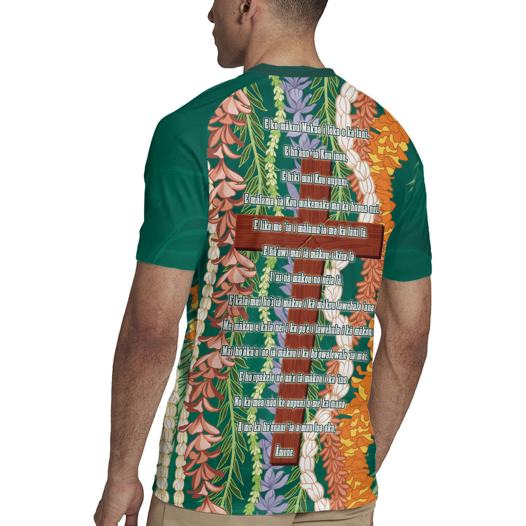Mahalo Hawaii - ⁠Ka Pule a ka Haku Rugby Jersey Mixed Lei