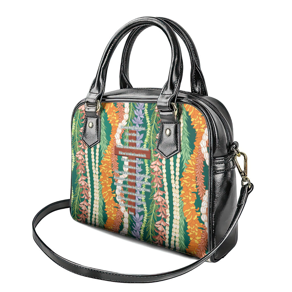 Mahalo Hawaii - ⁠Ka Pule a ka Haku Shoulder Handbag Mixed Lei