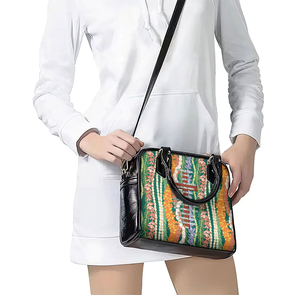 Mahalo Hawaii - ⁠Ka Pule a ka Haku Shoulder Handbag Mixed Lei