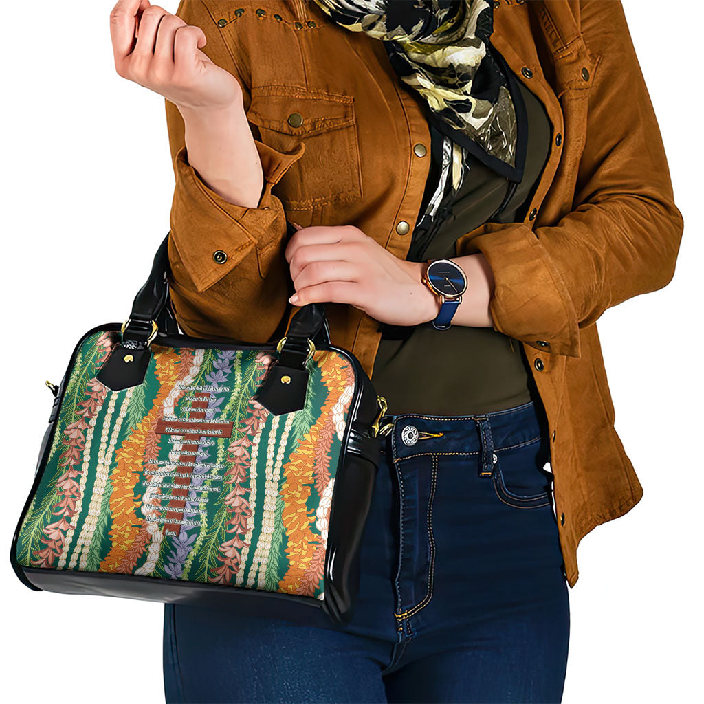 Mahalo Hawaii - ⁠Ka Pule a ka Haku Shoulder Handbag Mixed Lei