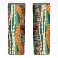 Mahalo Hawaii - ⁠Ka Pule a ka Haku Skinny Tumbler Mixed Lei