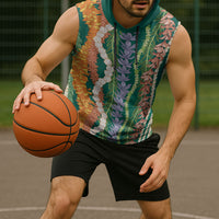 Mahalo Hawaii - ⁠Ka Pule a ka Haku Sleeveless Hoodie Mixed Lei