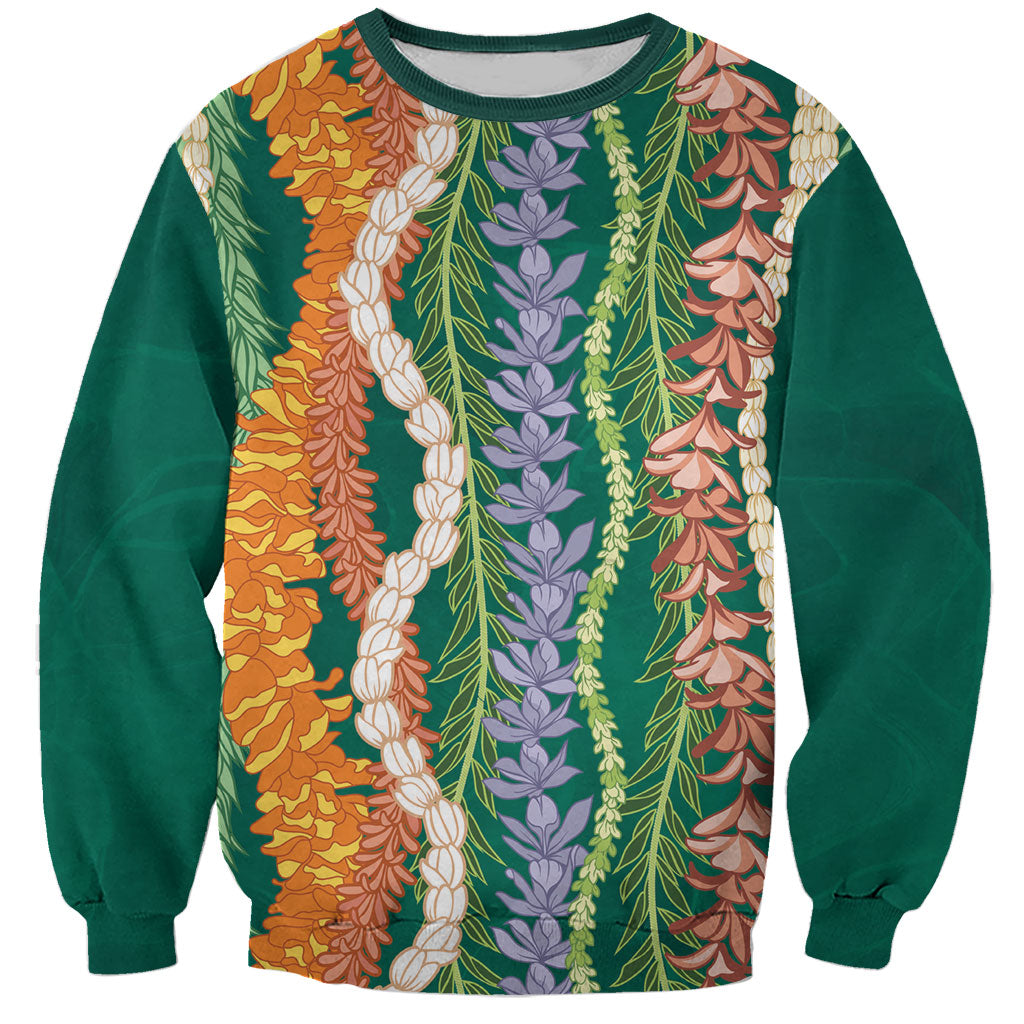 Mahalo Hawaii - ⁠Ka Pule a ka Haku Sweatshirt Mixed Lei