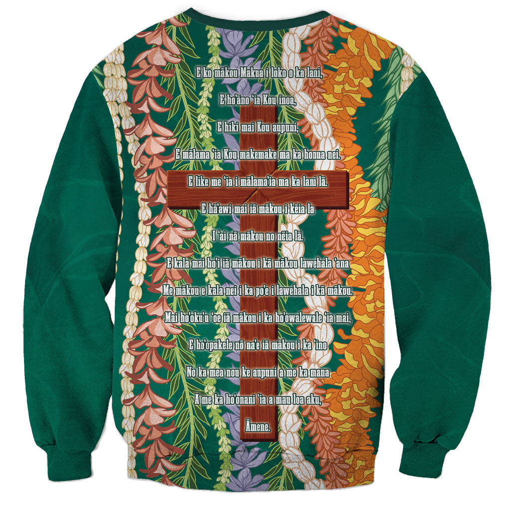 Mahalo Hawaii - ⁠Ka Pule a ka Haku Sweatshirt Mixed Lei